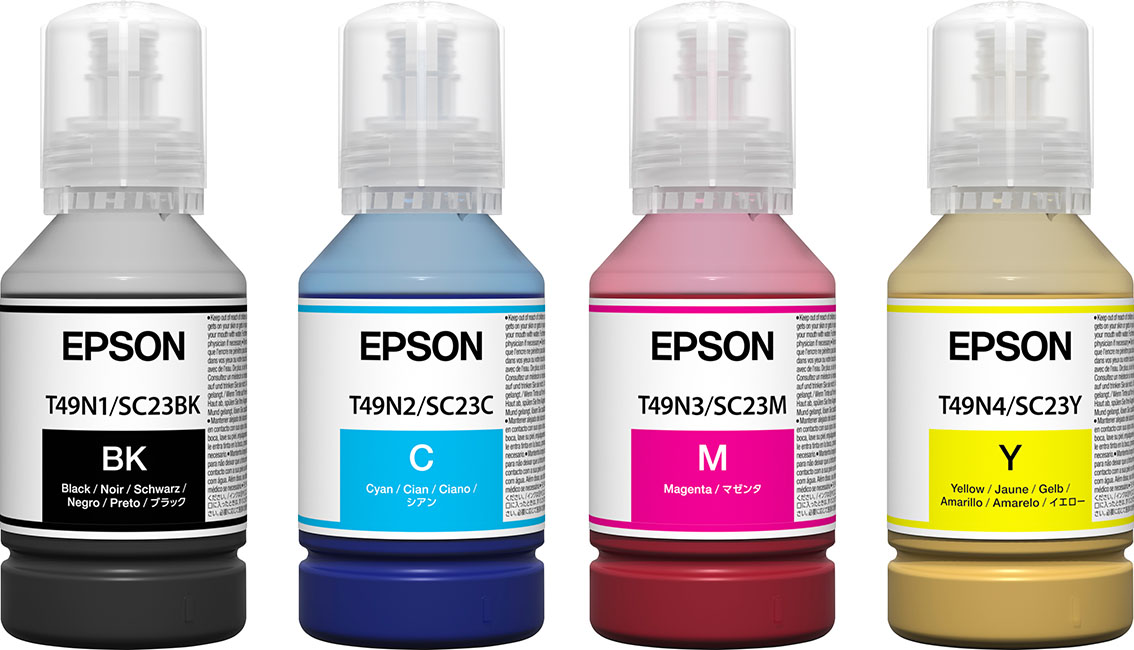 140ml bouteille d'encre à sublimation NOIRE pour imprimantes EPSON EcoTank  