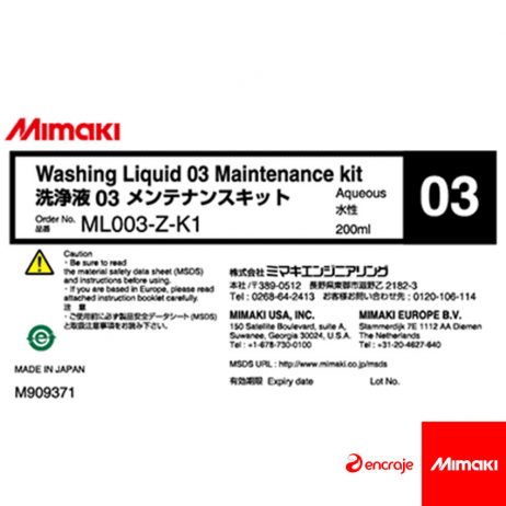 Liquide de Nettoyage Mimaki ML003-Z-K1