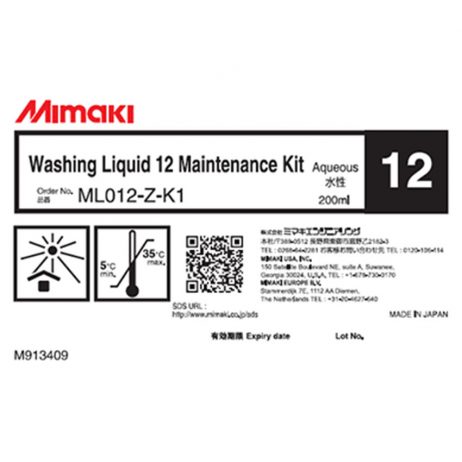 Liquide de Nettoyage Mimaki ML012-Z-K1