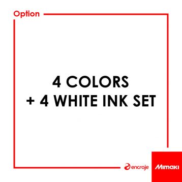 Kit 4 Couleurs + 4 Blanc Mimaki JFX200-2513 EX OPT-J0499